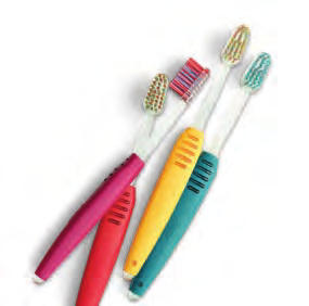 GLISTER Multi-Action Fluoride Toothpaste øker remineraliseringen og bidrar til å forebygge demineraliseringen*. // A EKSTRA LITEN TUBE B // GLISTER Travel Size Toothpaste 6 x 50 ml/75 g, varenr.
