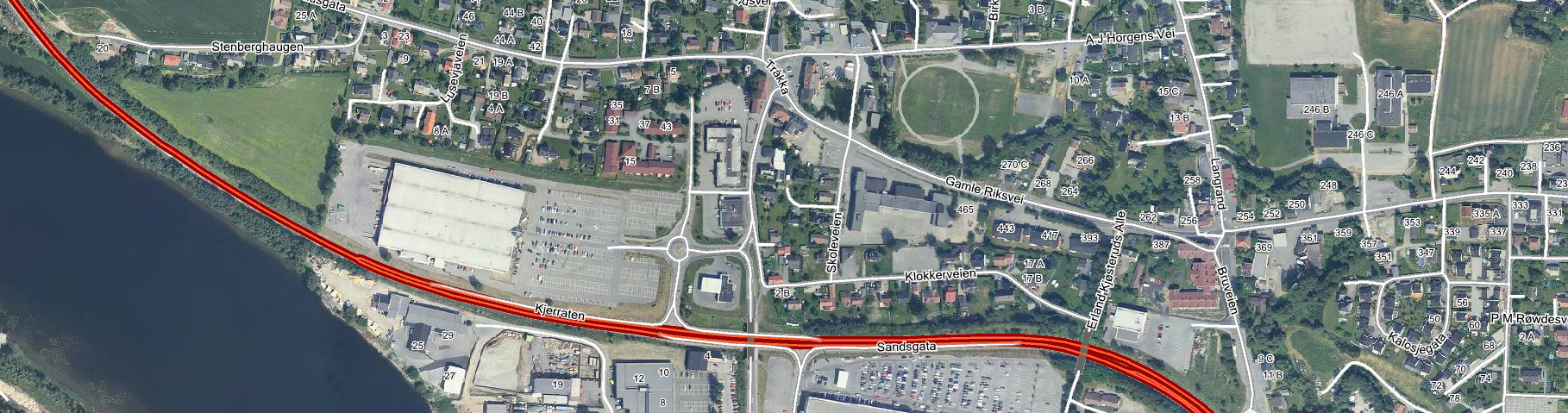 Side: 3 av 8 1. INNLEDNING Området ved Buskerud storsenter og Krogstad senter skal utvides og utvikles. I tillegg til kommersiell virksomhet planlegges det også boliger innenfor planområdet.