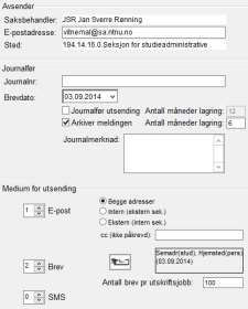 5 over er valgt slik at kun oppnåelsene vises i rapporten ettersom alle som nå vises her vil være mottakere av melding om reservasjonsrett for oppnådd grad.