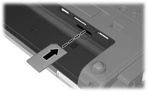 7. Sett SIM-kortet inn i SIM-sporet, og trykk det deretter forsiktig inn i sporet til det sitter godt på plass. 8. Sett batteriet tilbake på plass.