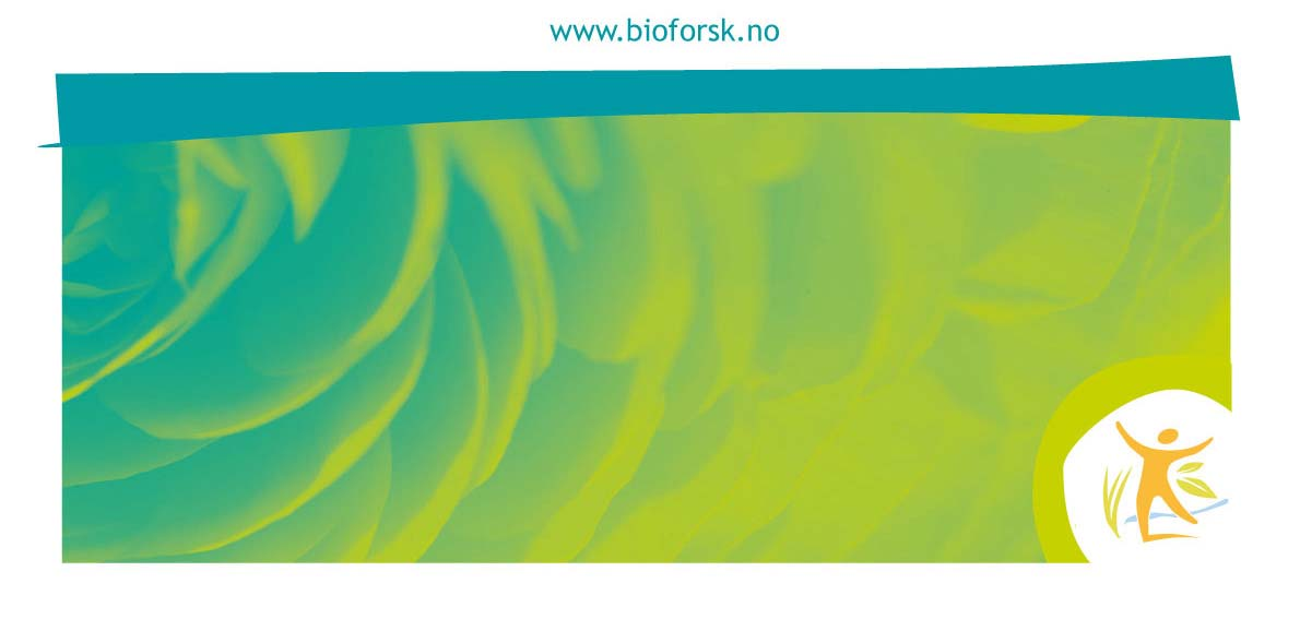 Bioforsk Rapport Bioforsk Report Vol.