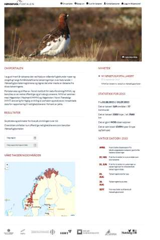 Bestandsregistrering er sentralt i moderne jaktforvaltning Bestandsregistrering av hønsefugl basert på linjetaksering har vært gjennomført i mange år i Norge Ulike aktører har