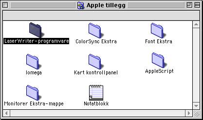 2 Velg alternativet Koble til grensesnittkabelen og installer driveren/ verktøyet fra menyen Første installasjon. 5 Åpne Macintosh HD-ikonet. Hvis denne skjermen vises, velger du grensesnitt.