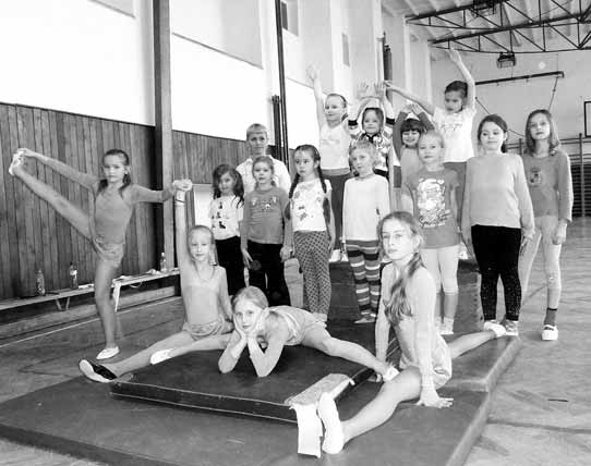 Gymnastika je všestranný súbor telesných cvičení. Je plná pohybu, tanca, skákania, aj náročných pohybových prvkov. Je realizovaná hravou formou na rôzne hudobné motívy.