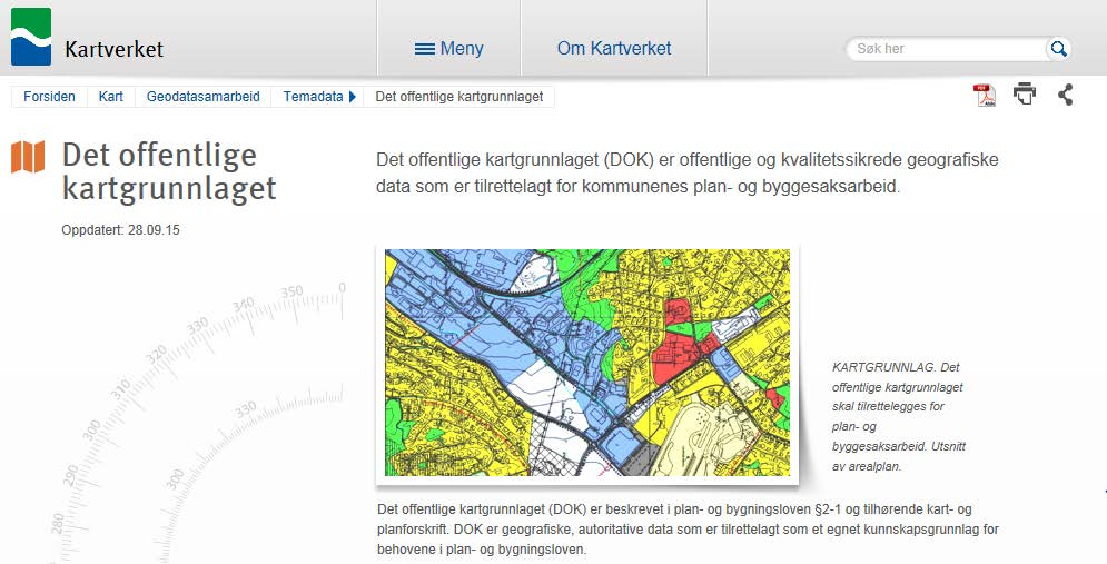 Kvalitetsforbedring av grunnlagsdata til digital plan-