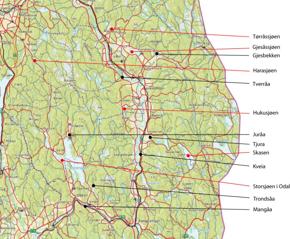 1. Innledning 1.1 Målsetting Hensikten med overvåkingen er å skaffe nye data og ny kunnskap om vannkvalitet, økologisk tilstand og forurensningssituasjonen i vannforekomster i Hedmark.