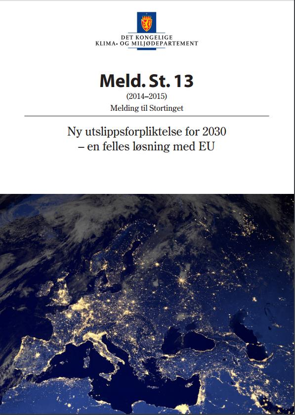 Norge har forpliktet seg til 40%