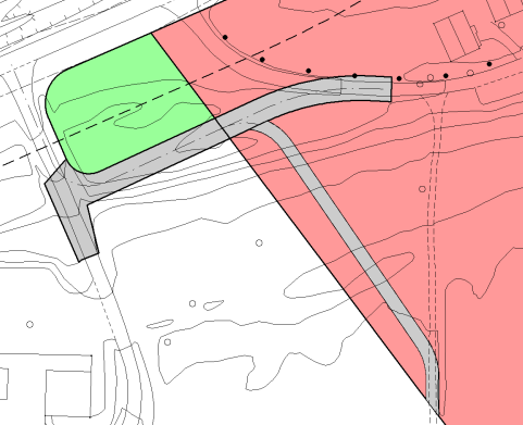 Beskrivelse av planen/tiltaket Figur 3 Planavgrensning varsel planoppstart Formål Planforslaget vil inneholde følgende arealformål: - Offentlig tjenesteyting Dette er formålet som legges på de to