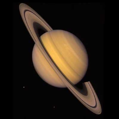 Saturn Minner på mange måter om Jupiter Minst tetthet av planetene (0,7) 75%