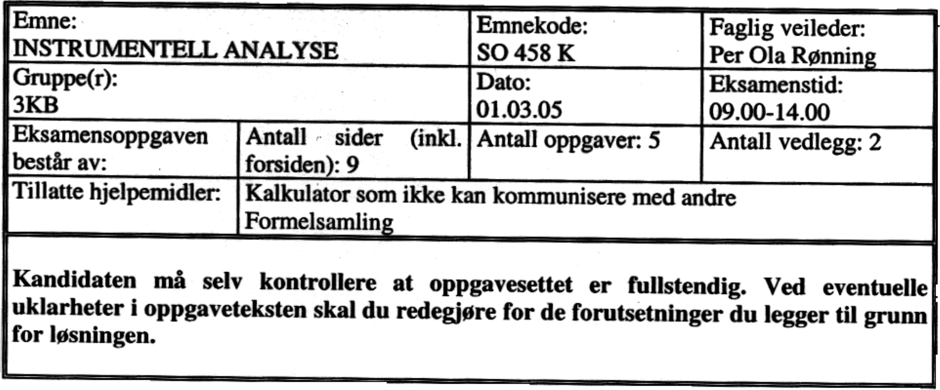 forutsetninger du legger til grunn for