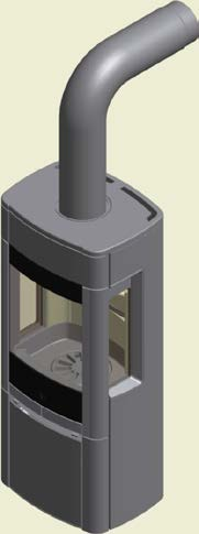 MONTERING 13 Eksisterende skorstein og elementskorstein Hvis det planlegges å installere ovnen på en eksisterende skorstein, anbefaler vi at du rådfører deg med en godkjent Scan-forhandler eller den