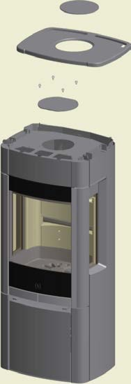 NR: 90 EMNE: Afmontage dæksel for bagafgang VÆGT: N/A AREAL: N/A lder\designs\scan 64\90064025.idw E MATERIALE: TG.