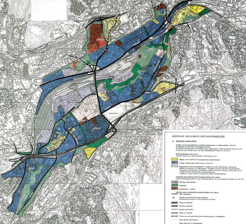 5/17 Kommunedelplan: PLANSTATUS Eiendommen ligger innenfor KDP11, som er kommunedelplan for Groruddalens sentrale deler, vedtatt 11.06.1997.