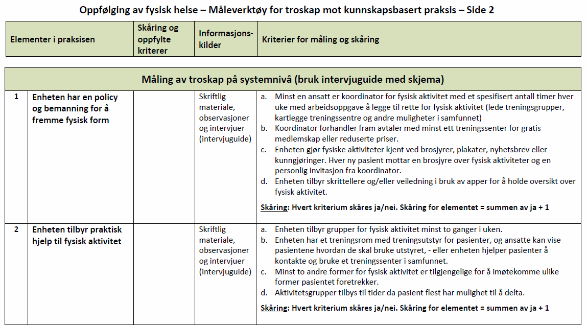 Utdrag/eksempel på