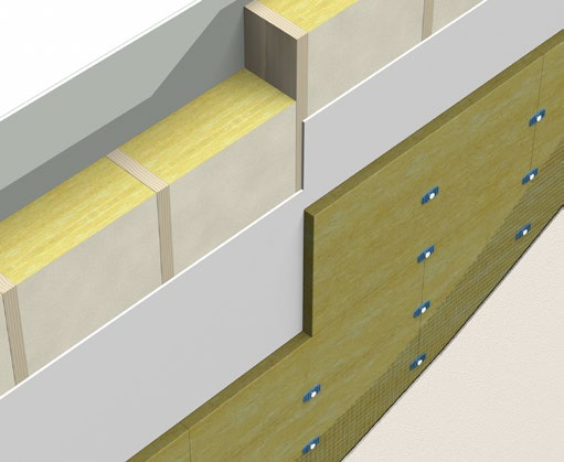 A Prinsippoppbygging ved underlag av murstein eller betong Murt underlag