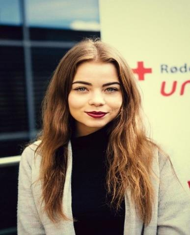 Nestleder 2 år: Camilla Folkestad Skjærdal Camilla har de siste årene vært aktiv i lokalrådet til Bergen Røde Kors Ungdom.