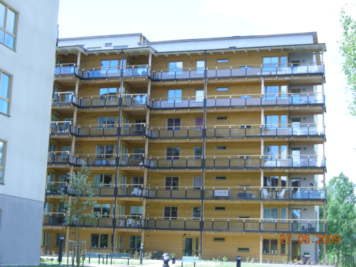 Nyere tradisjoner - boliger Større trehus Få bygninger i Norge, eksempel: Egenes