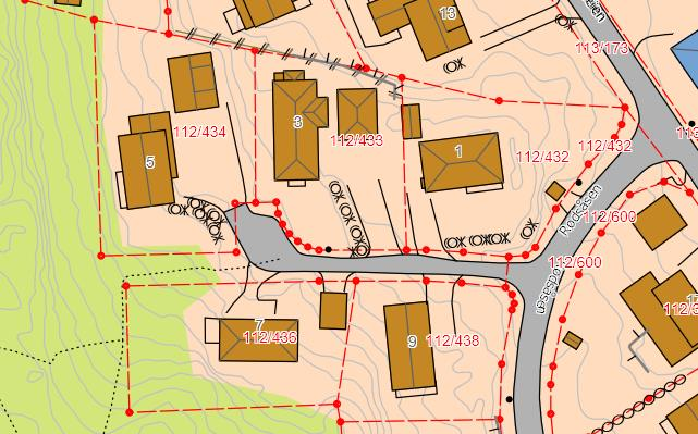 Side 5 av 11 Figur 1 Kart som illustrerer plassering av de planlagte boligfeltene Foreliggende illustrasjoner viser ca. 53 boenheter i område A, fordelt på 3 delområder. A1 med ca. 32, A2 med ca.