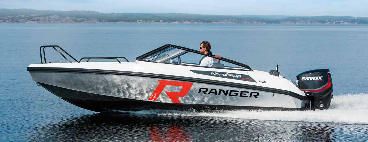 AVANT 605 Liker seg i røff sjø Avant 605 Ranger er båten for deg som ikke har lyst til å la den ligge på land store deler av året.
