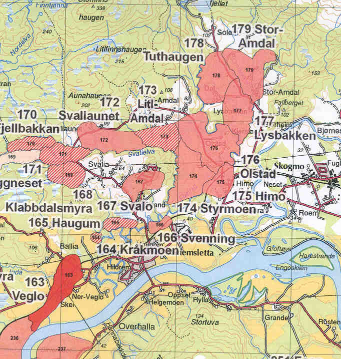 2. Grunnlagsdata 2.1. Generelt om vassdraget og nedbørfeltet Reina drenerer et ca 60 km2 stort areal nord og øst for kommunesentret Ranemsletta.