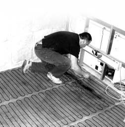 Millimatgulv benyttes der gulvet kan heves maksimum ca. 15 mm over eksisterende gulv.