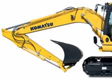 bred TFT-monitor Komatsu satellitt