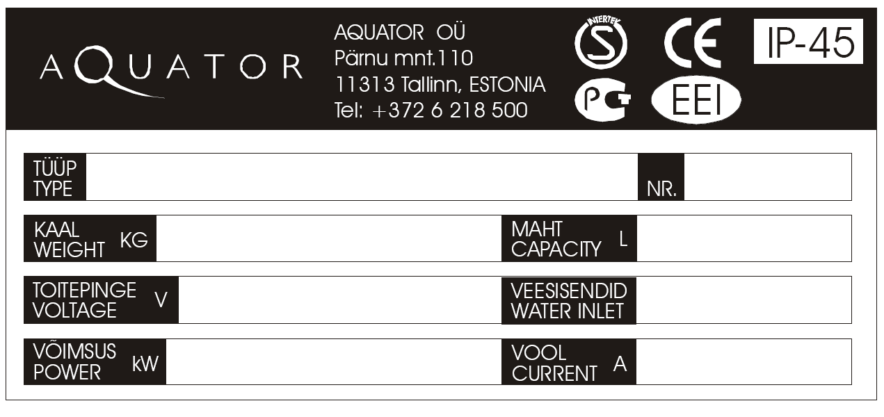 INTRODUKSJON Gratulerer med ditt nye Aquator produkt. Vi håper dette produktet vil imøtekomme alle dine krav til komfort og avslapping.