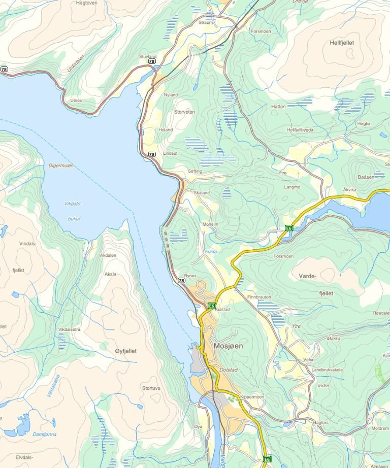 Navn på plan/tiltak: Nyland Bioenergi Kommune: Vefsn kommune Stedsnavn: Holandsvika Gårds- og bruksnr: Gnr