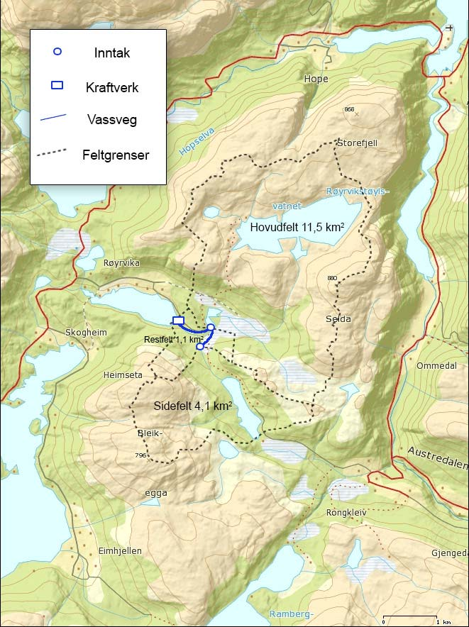 Røyrvik kraftverk- vedlegg til konsesjonssøknad Vedlegg 1-8