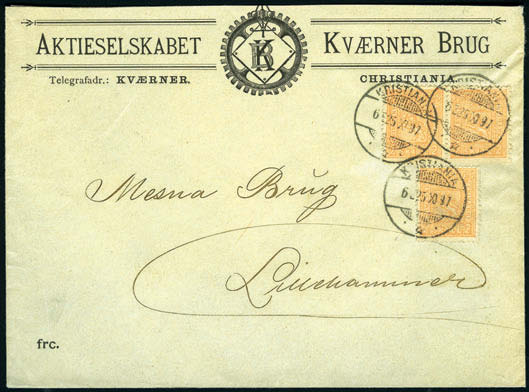 1868». «Carlstad 3.6.1868» stemplet på baksiden. 1484 1486 1487 1486 12,15.