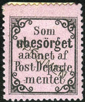 "Specimen". Noe tungt hengslet. 1.500,- 1718 R 1y.