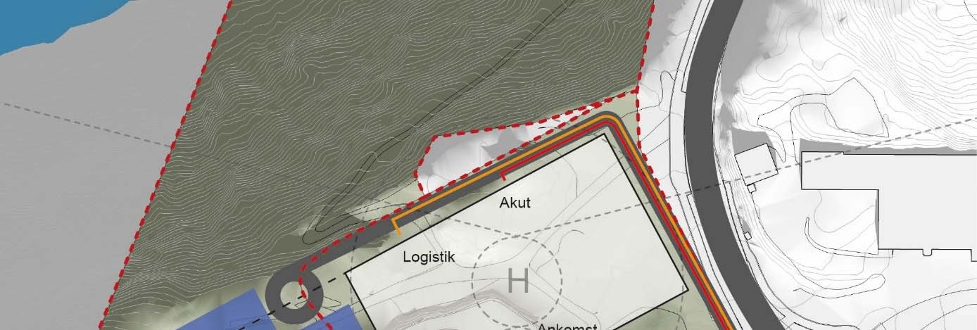 Mulighetsstudie Finnmarkssykehuset HF NYE HAMMERFEST SYKEHUS Side 29 av 45 kreve etablering av P kjeller, P hus. Disse muligheter undersøkes og utredes nærmere i neste fase.