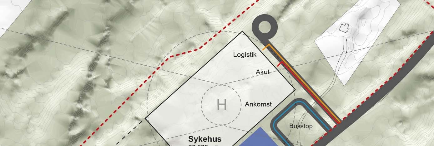 Mulighetsstudie Finnmarkssykehuset HF NYE HAMMERFEST SYKEHUS Side 37 av 45 0,8 parkeringsplasser pr. årsverk.