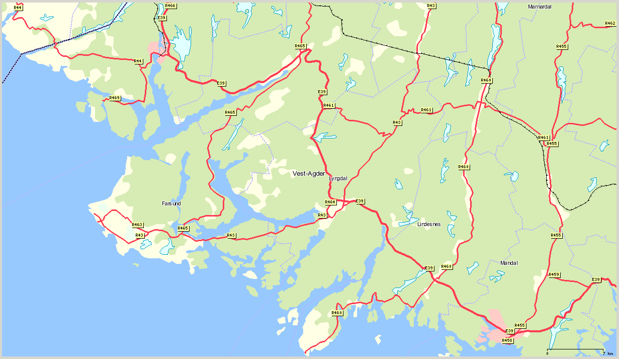Natur- og kulturmiljø Naturmiljø Planområdet ligger ved Gauksåsen nordvest for Lyngdal sentrum, sør for E39 og utgjør ca. 144 daa.