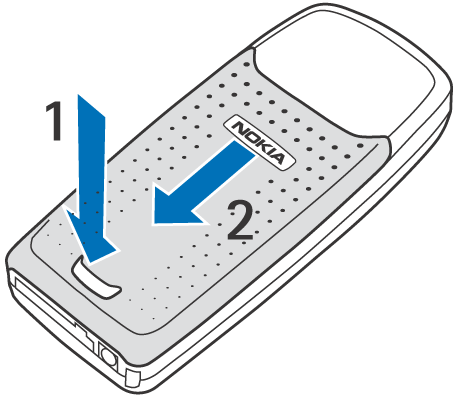 Bytte front- og bakdekselet Før du bytter frontdeksel, slå alltid av strømmen og koble telefonen fra laderen eller andre enheter.