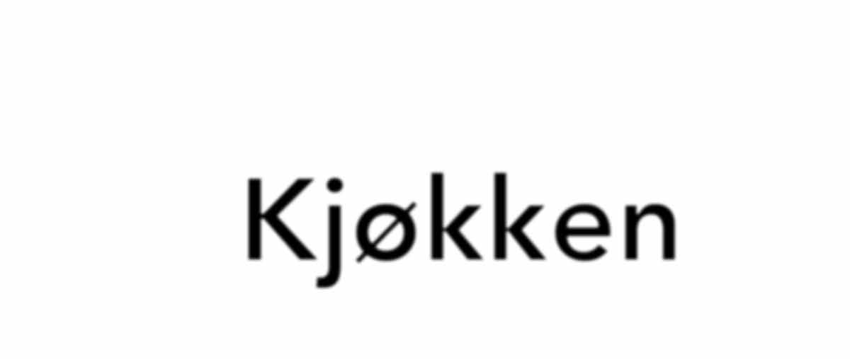 Kjøkken