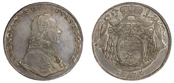 844 1+/01 6 000 1018 Salzburg, Sigismund III, 2