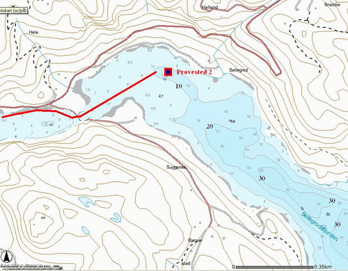 LOKALITETEN SELLEGRODSFJORDEN Dette er en ca 2 km lang fjordarm nord for Farsund som er en forlengelse av Lyngdalsfjorden mot nordvest (jf. figur 1).