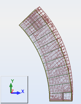 Oppriss (4) Oppriss soft story stive skjærvegger Figur 16: Svingemode 1 for eksisterende byggverk. Svingeform for et bygg er først og fremst avhengig av sidestivhet og masse.