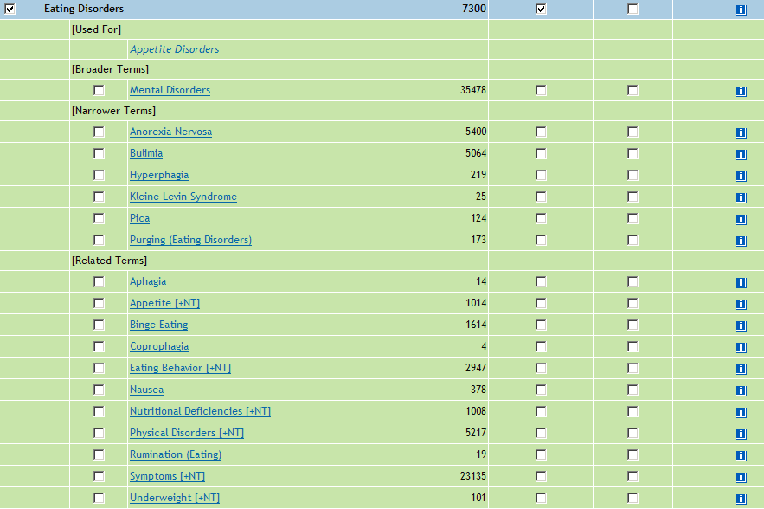 hovedemneord (brukes med forsiktighet) Søk alltid på søkeordet ditt som fritekstsøk ved å hake av for søkeord.mp Search as Keyword i tillegg til å søke på emneordet.