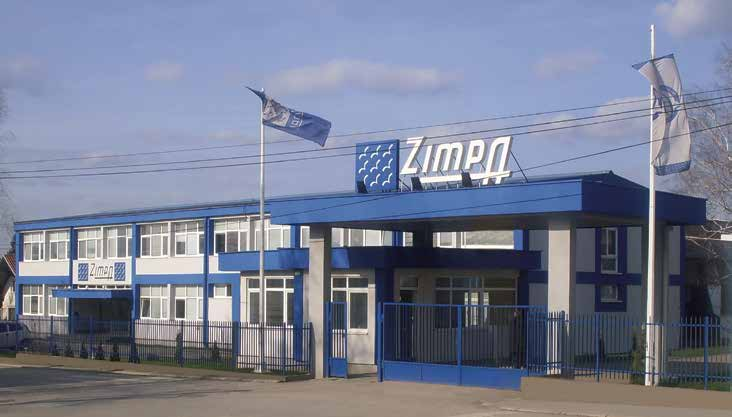 ZIMPA Posle višegodišnjeg ulaganja u opremu, tehnologiju i kadrove, preduzeće ZIMPA, u sastavu grupacije GALEB, izgradilo je poziciju lidera u regionu u proizvodnji metalnih proizvoda.