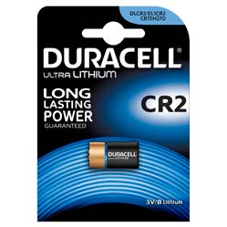 245105 6200021 Duracell batterier Ultra Photo Li-on 245-1pk ULTRA PHOTO LI-ON CR2-1PK 1pk CR2 kamerabatteri 3V. Litium, Høy effekt.