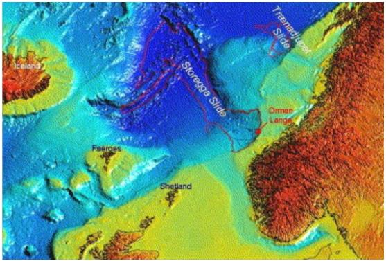 Kapittel 2 Skred i strandsonen 2.1 Undersjøisk skred Undersjøisk skred er en mekanisme hvor sedimenter raser ut og legger seg i dypere havområder.