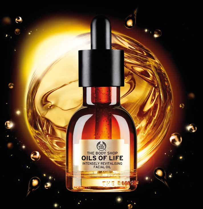 NEW LIFE FOR YOUR SKIN INTENSELY REVITALISING OILS OF LIFE 2015 The Body Shop International Plc.