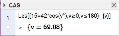 Løsninger v oppgvene i ok c d = c ( 4 ) = c 4c = c cos (, c) 4 c cos (, c) = 6 5 cos 60 4 6 cos90 = 6 5 4 6 0 = 5 c d= cdcos ( cd, ) 5 = 6 7 cos ( cd, ) Denne likningen kn vi løse med CAS En nnen