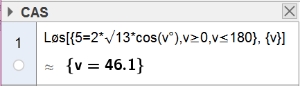 4.6 p = ( ) = 4 4 + = 4 4 cos (, ) + Løsninger v oppgvene i ok = 4 4 3 + 3 = 6 + 9 = 3 p= ( ) = = cos (, ) = = = p = p cos (, p) 5 = 3 cos (, p) 3 cos 60 8 3 5 En nnen mulighet er å t (, p ) = 46,