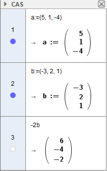 Løsninger v oppgvene i ok Også i CAS får vi = [8,, 5].