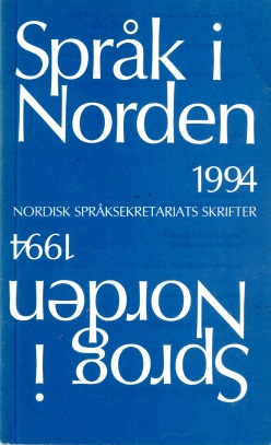 Sprog i Norden Titel: Forfatter: Kilde: URL: Råd om svensk årets bøker Dag Gundersen Sprog i Norden, 1994, s. 136-141 http://ojs.statsbiblioteket.dk/index.