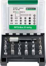 ; 5; 6 mm; for innvendige sekskantskruer 96 08 0 2 85 20/2-2 BITS-boks beholder med bits skrutrekkerinnsatser. bitholder med magnet, k 3 bits, Gr. ; 2; 3 for Phillipsskruer r bits, Gr.