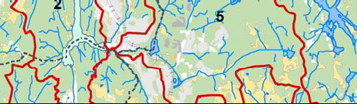 Inntaksledningen som føres til pumpestasjonen for råvann tar inn vannet på 36 meters dyp gjennom en silanordning.